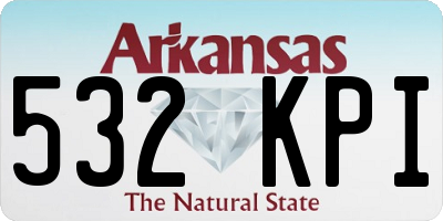 AR license plate 532KPI