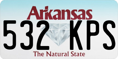 AR license plate 532KPS