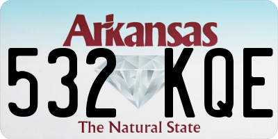 AR license plate 532KQE