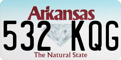 AR license plate 532KQG