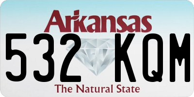 AR license plate 532KQM