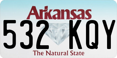 AR license plate 532KQY
