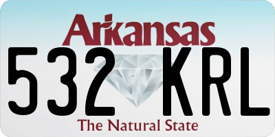 AR license plate 532KRL