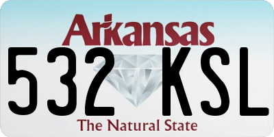 AR license plate 532KSL