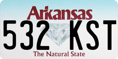 AR license plate 532KST