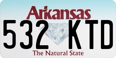 AR license plate 532KTD