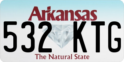 AR license plate 532KTG