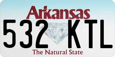 AR license plate 532KTL