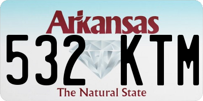 AR license plate 532KTM