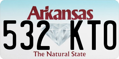 AR license plate 532KTO