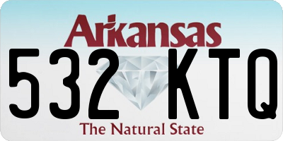 AR license plate 532KTQ