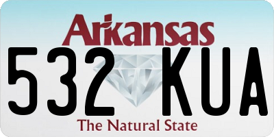 AR license plate 532KUA