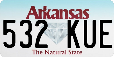 AR license plate 532KUE