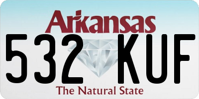 AR license plate 532KUF