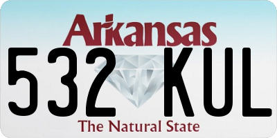 AR license plate 532KUL