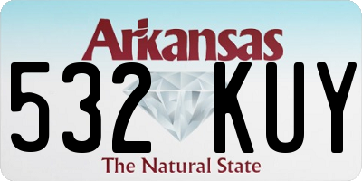 AR license plate 532KUY