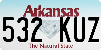 AR license plate 532KUZ