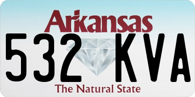 AR license plate 532KVA