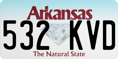 AR license plate 532KVD
