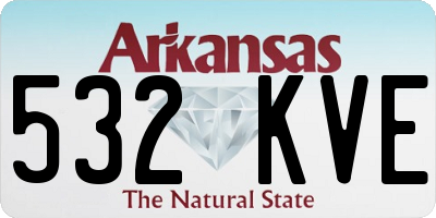 AR license plate 532KVE