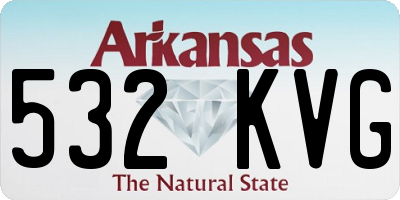 AR license plate 532KVG