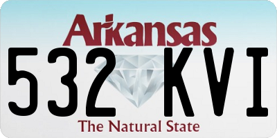 AR license plate 532KVI