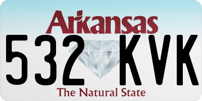 AR license plate 532KVK
