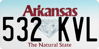 AR license plate 532KVL