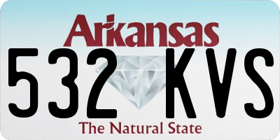 AR license plate 532KVS