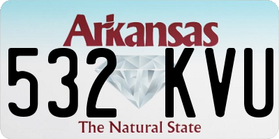 AR license plate 532KVU