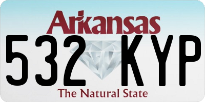AR license plate 532KYP