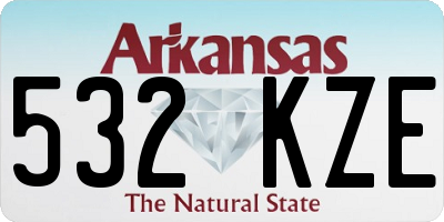 AR license plate 532KZE
