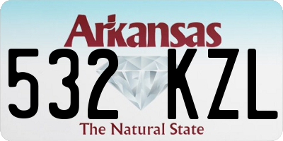 AR license plate 532KZL