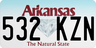 AR license plate 532KZN