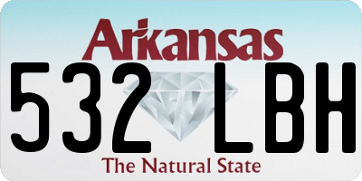 AR license plate 532LBH