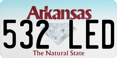 AR license plate 532LED