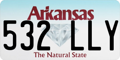 AR license plate 532LLY