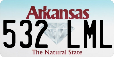 AR license plate 532LML