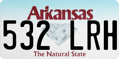 AR license plate 532LRH
