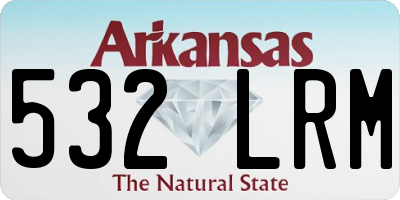 AR license plate 532LRM
