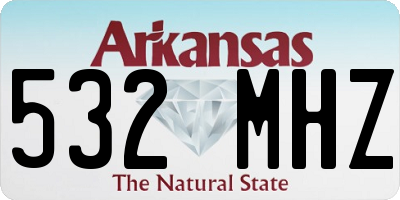 AR license plate 532MHZ