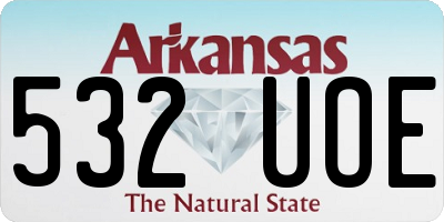 AR license plate 532UOE