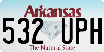 AR license plate 532UPH