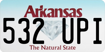 AR license plate 532UPI