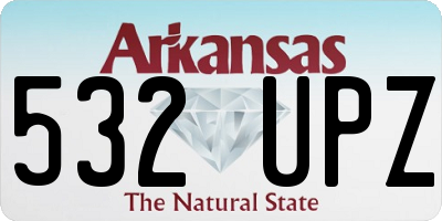 AR license plate 532UPZ