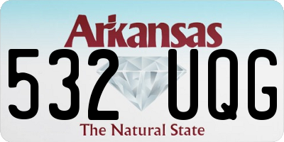 AR license plate 532UQG