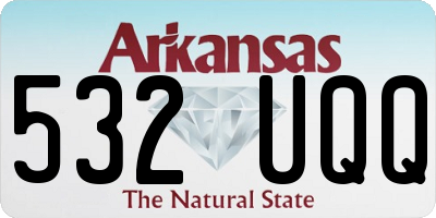 AR license plate 532UQQ