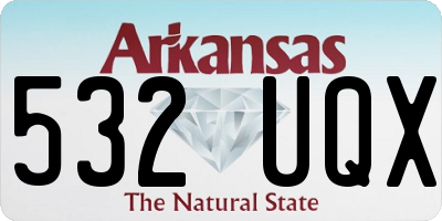 AR license plate 532UQX