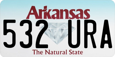 AR license plate 532URA