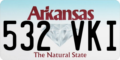 AR license plate 532VKI